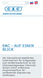 Mobile Screenshot of cac-chem.de